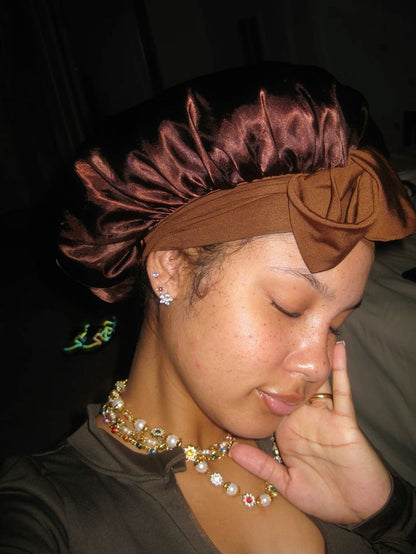 Satin Bonnet Sleep Cap