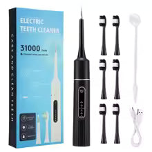 Teeth Whitening Kit — LED Light & Gel